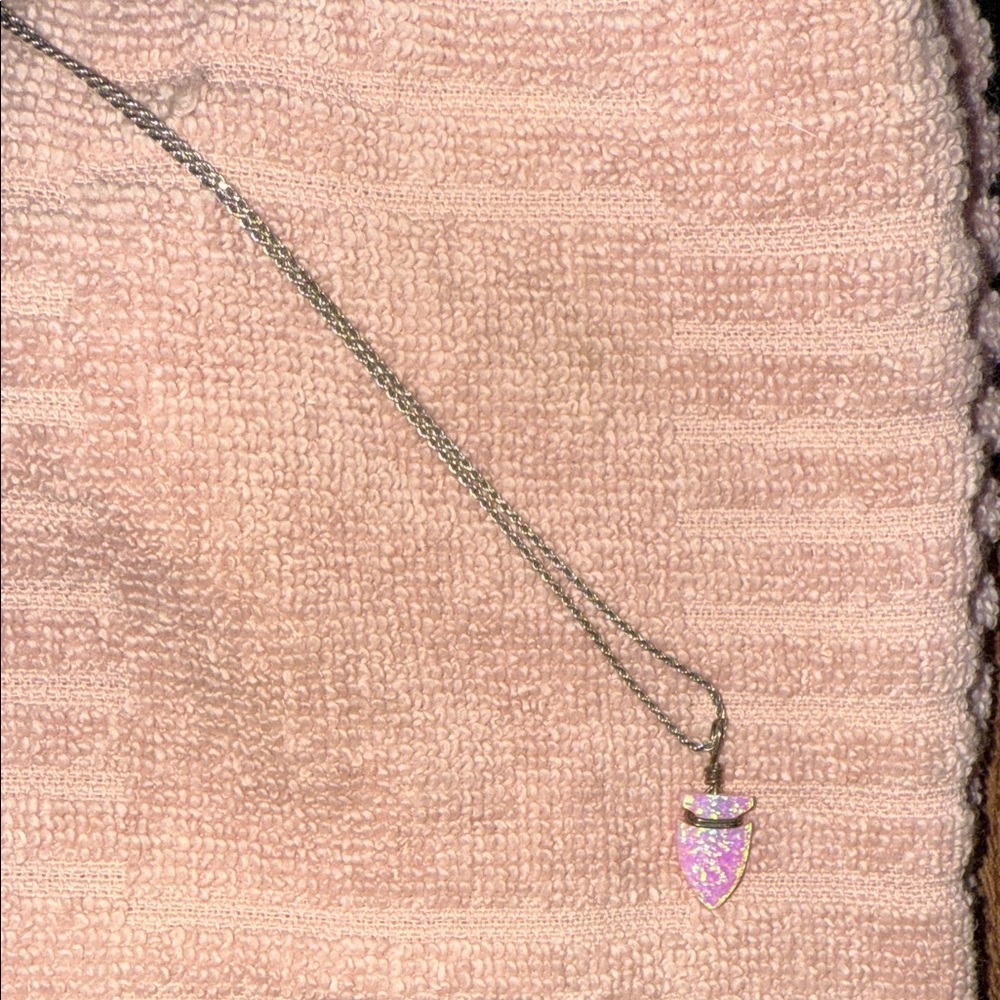 Elegant Pink Pendant Necklace